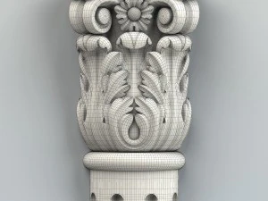 column capital 005 3D Model