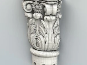column capital 005 3D Model