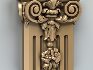 column capital 006 Modello 3D
