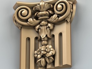 column capital 006 3D Model