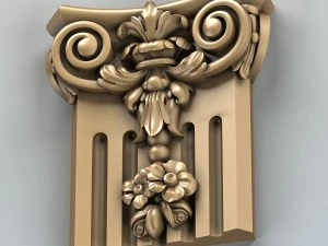 column capital 006 3D Model