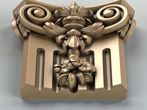 column capital 006 3D Model
