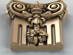 column capital 006 3D Model