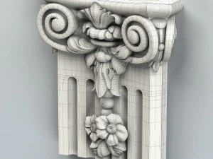 column capital 006 3D Model