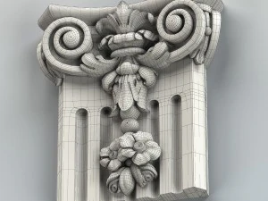 column capital 006 3D Model