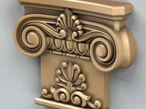 chapiteau de colonne 007 Modèle 3D