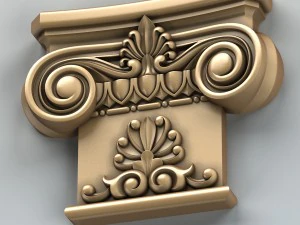 chapiteau de colonne 007 Modèle 3D
