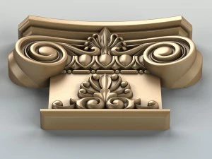 chapiteau de colonne 007 Modèle 3D