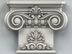 column capital 007 3Dモデル