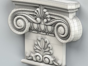 column capital 007 3Dモデル