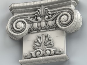 column capital 007 3Dモデル