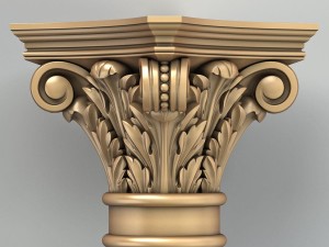 column capital 008 3D Model
