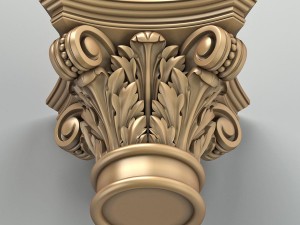 column capital 008 3D Model
