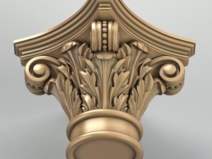 column capital 008 3D Model