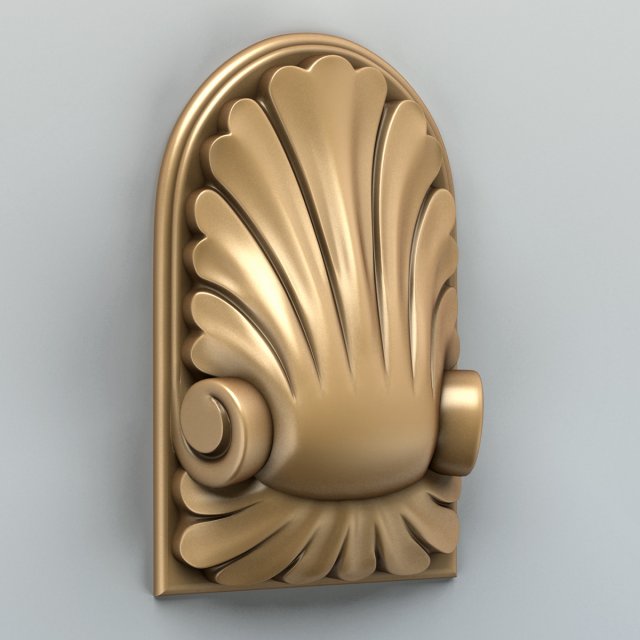 carved decor verical 001 3D मॉडल .c4d .max .obj .3ds .fbx .stl .blend 