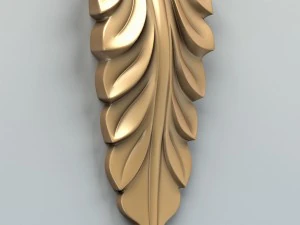decora&ccedil;&atilde;o esculpida verical 005 Modelo 3D