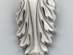 carved decor verical 006 Modelo 3D