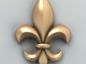 carved decor verical 009 3Dモデル