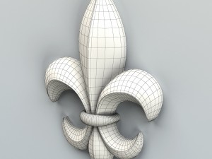 carved decor verical 009 3Dモデル