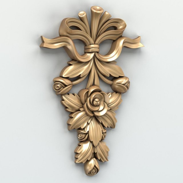 carved decor verical 010 Modèle 3D .c4d .max .obj .3ds .fbx .stl .blend