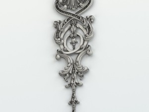 carved decor verical 011 3D Model