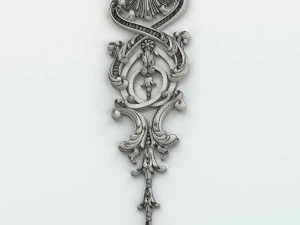 carved decor verical 011 3D Model