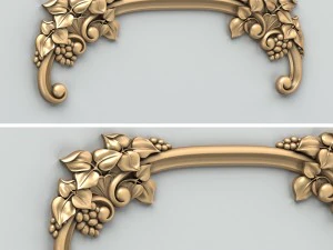 decora&ccedil;&atilde;o esculpida horizontal 017 Modelo 3D