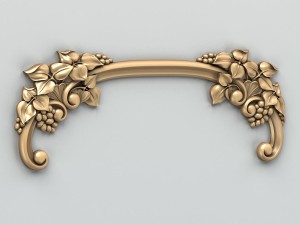 carved decor horizontal 017 3Dモデル