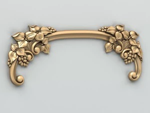 carved decor horizontal 017 3D Model