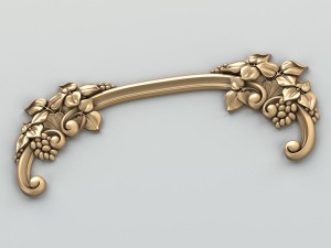 carved decor horizontal 017 3Dモデル