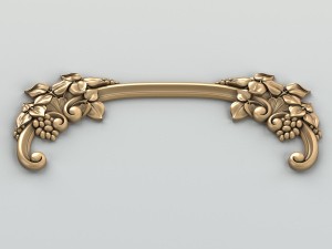 carved decor horizontal 017 3Dモデル