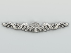 carved decor horizontal 021 3D Model