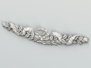 carved decor horizontal 021 3D Model