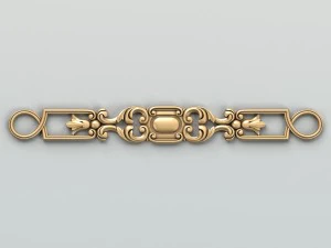 carved decor horizontal 022 3D Model