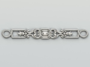 carved decor horizontal 022 3D Model