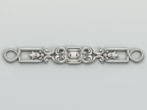 carved decor horizontal 022 3D Model