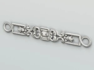 carved decor horizontal 022 3D Model