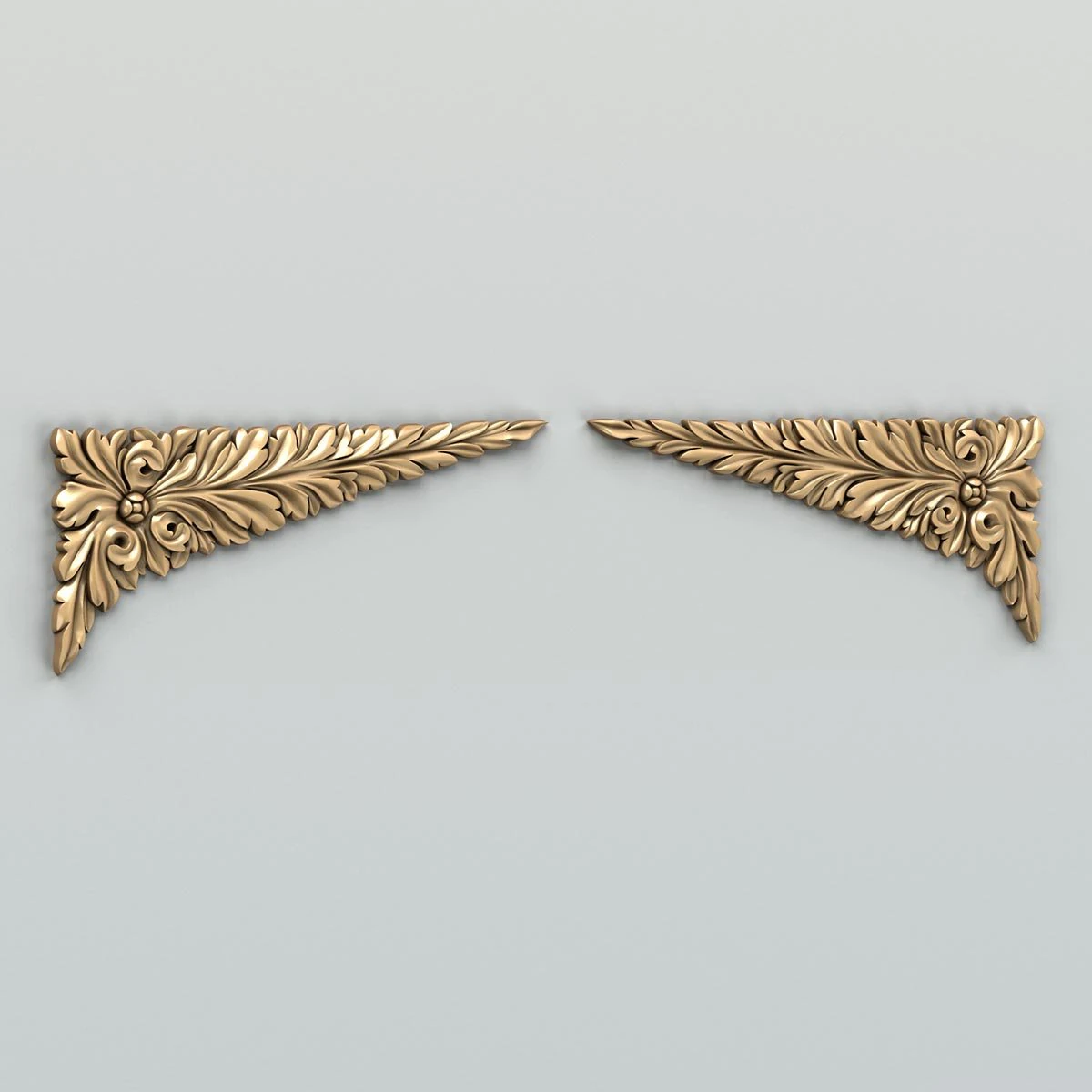 carved decor corner 007 3D Model .c4d .max .obj .3ds .fbx .stl .blend 