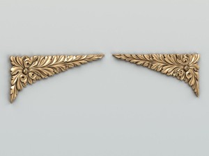 carved decor corner 007 3D मॉडल