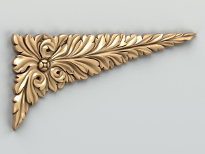 carved decor corner 007 3D मॉडल