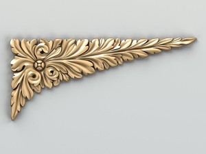 carved decor corner 007 3D मॉडल
