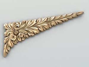 carved decor corner 007 3D मॉडल
