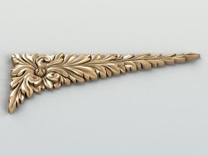 carved decor corner 007 3D मॉडल