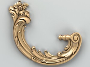 carved decor corner 009 3D मॉडल