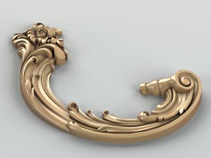 carved decor corner 009 3D मॉडल