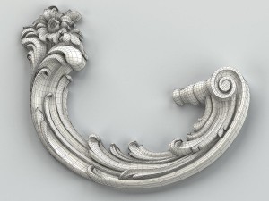 carved decor corner 009 3D मॉडल