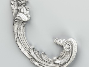 carved decor corner 009 3D मॉडल