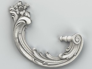 carved decor corner 009 3D मॉडल
