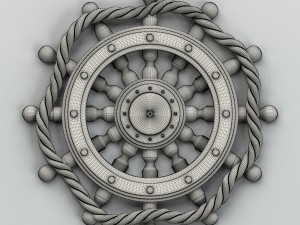 carved decor central 003 Model 3D