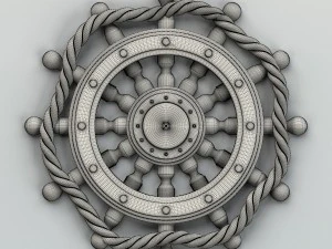 carved decor central 003 3D Model